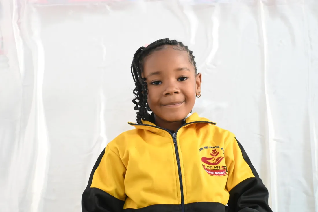 Hope Garden learner wearing the school uniform