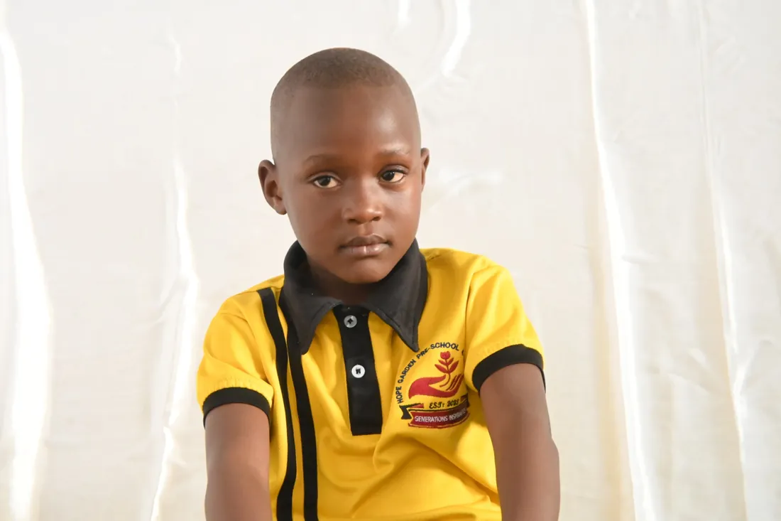 Hope Garden learner wearing the school uniform