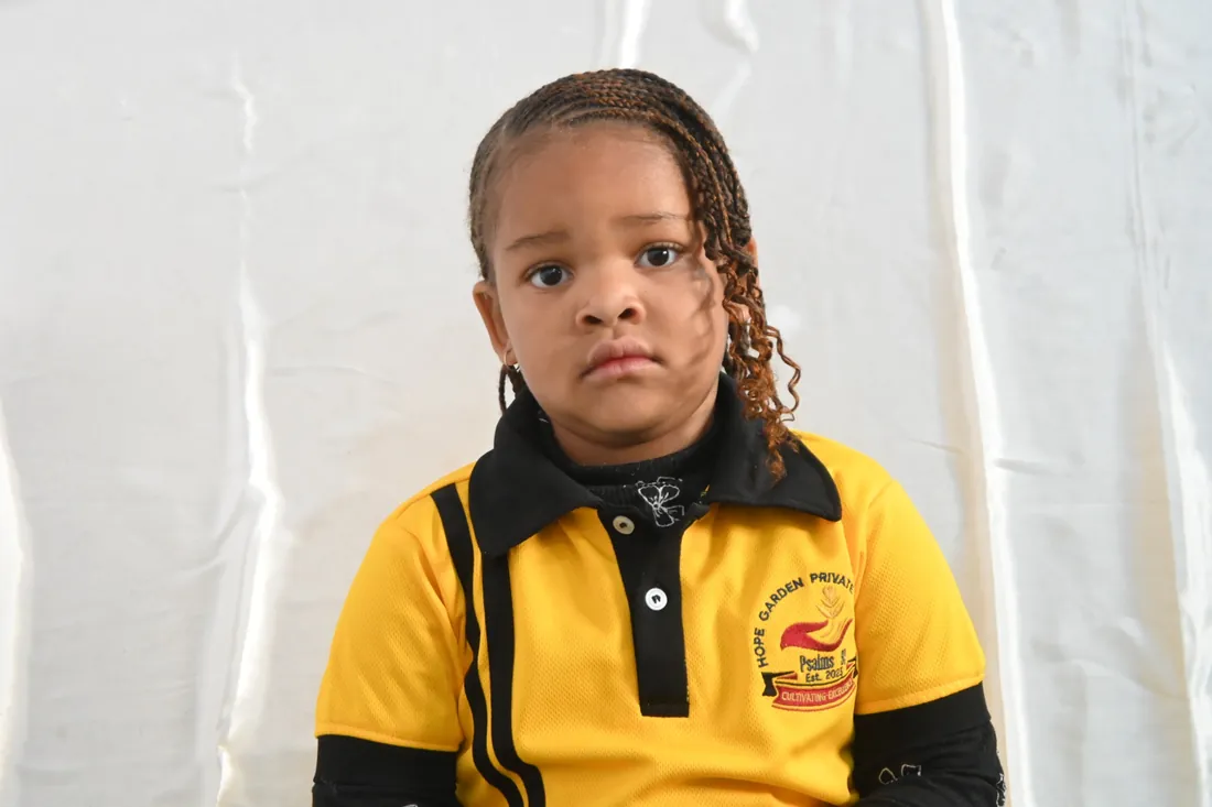Hope Garden learner wearing the school uniform