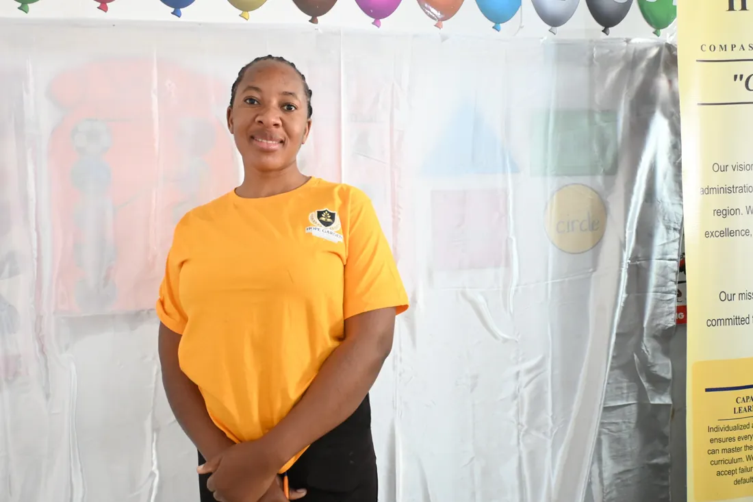 Member of the Hope Garden teaching and care team
